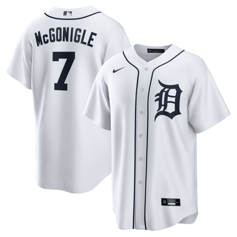 Detroit Tigers Kevin McGonigle White Home Replica Jersey