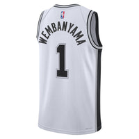 San Antonio Spurs Association Edition Swingman Jersey - White - Victor Wembanyama