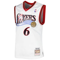 Allen Iverson White Philadelphia 76ers 2002/03 Hardwood Classics Swingman Jersey
