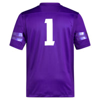 #1 Washington Huskies Premier Football Jersey - Purple