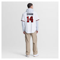 Atlanta Braves Mauricio Dubón White Home Replica Jersey