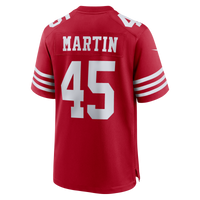 San Francisco 49ers Nick Martin Scarlet Team Game Jersey