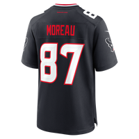 Houston Texans Foster Moreau Navy Team Game Jersey