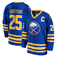Buffalo Sabres Dave Andreychuk Royal Breakaway Retired Player Jersey
