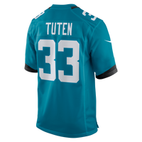 Jacksonville Jaguars Bhayshul Tuten Teal Team Game Jersey