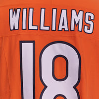 Chicago Bears Caleb Williams Orange Alternate Vapor F.U.S.E. Elite Jersey