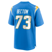 Los Angeles Chargers Mekhi Becton Powder Blue Team Game Jersey