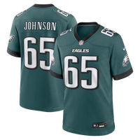 Philadelphia Eagles Lane Johnson Midnight Green Team Game Jersey