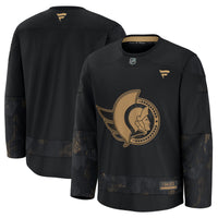 Ottawa Senators Black 2024 Military Appreciation Practice Jersey