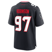 Houston Texans Dominique Robinson Navy Team Game Jersey