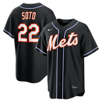 New York Mets Juan Soto Fashion Replica Black Out Jersey