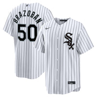 Chicago White Sox Huascar Brazoban White Home Replica Jersey