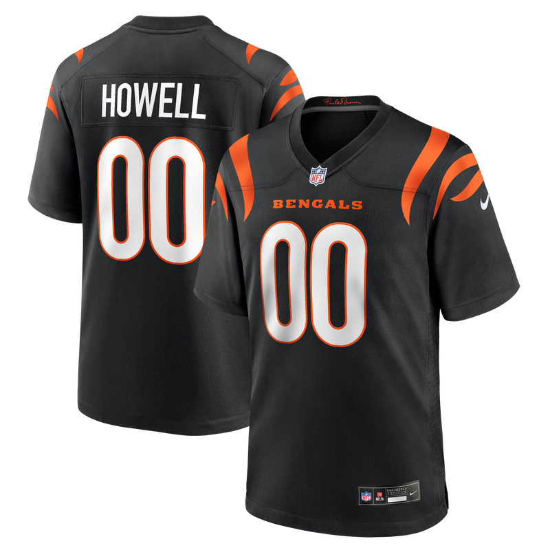 Cincinnati Bengals Cashius Howell Black Team Game Jersey