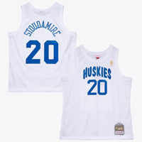 Toronto Huskies Damon Stoudamire 1996 Swingman Authentic Jersey - White