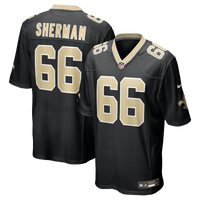 New Orleans Saints William Sherman Black Team Game Jersey