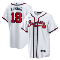 Atlanta Braves Ryan Klesko White Home Retired Player Replica Jersey