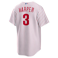 Philadelphia Phillies Bryce Harper White Home Replica Player Name Jersey