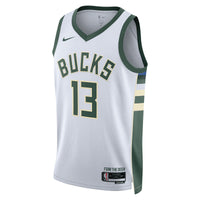 Milwaukee Bucks Association Edition Swingman Jersey - White - Ryan Rollins