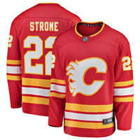 Calgary Flames Ryan Strome Red Home Breakaway Jersey