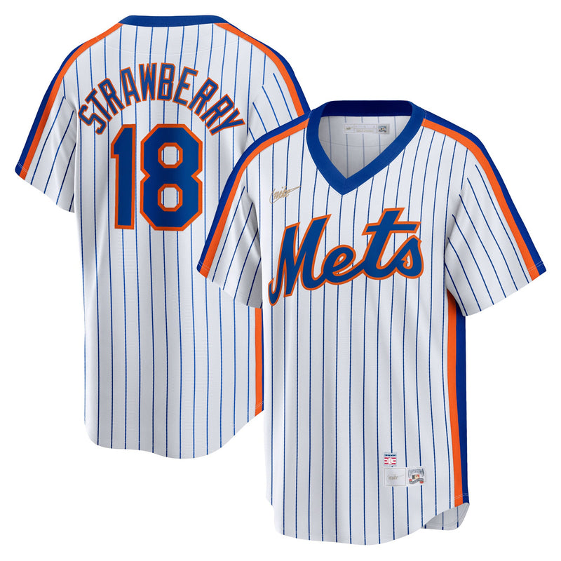 New York Mets Darryl Strawberry White Home Cooperstown Collection Player Jersey