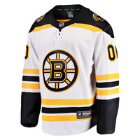 Boston Bruins White Away Breakaway Custom Jersey