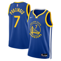 Golden State Warriors Icon Edition Swingman Jersey - Royal - Kristaps Porziņģis