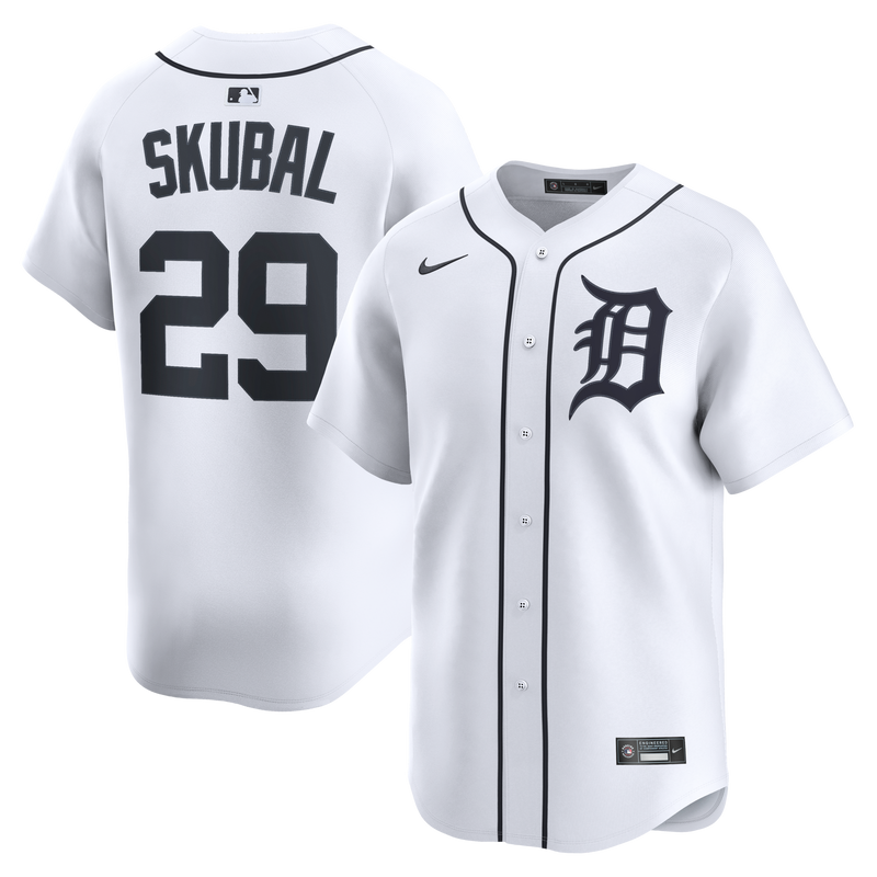 Detroit Tigers Tarik Skubal White Home Limited Player Jersey