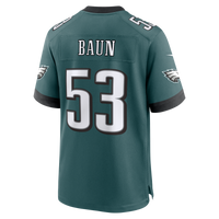Philadelphia Eagles Zack Baun Midnight Green Team Game Jersey