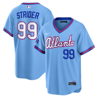 Atlanta Braves Spencer Strider Powder Blue 2026 City Connect Stadium Jersey