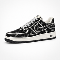 Nike x Louis Vuitton Air Force 1 Low 07 Sneakers Blue Denim Monogram - Unisex