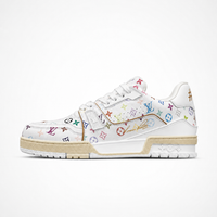 Louis Vuitton Trainer Sneaker Low White Multicolor Monogram - Unisex