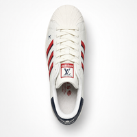 adidas Originals x Louis Vuitton Superstar Sneakers White Red Navy - Unisex