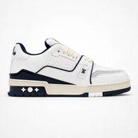 Louis Vuitton Trainer #54 Low White Navy - Unisex