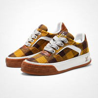 Louis Vuitton Tilted Sneakers Yellow Damier - Unisex