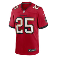 Tampa Bay Buccaneers Jacob Parrish Red Team Game Jersey