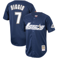 Houston Astros Craig Biggio Navy Cooperstown Collection 1994 Authentic Jersey
