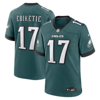 Philadelphia Eagles Arnold Ebiketie Midnight Green Team Game Jersey