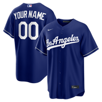 Los Angeles Dodgers Royal Alternate Replica Custom Jersey