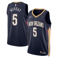New Orleans Pelicans Icon Edition Swingman Jersey - Navy - Dejounte Murray