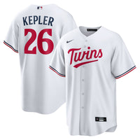 Minnesota Twins Max Kepler White Home Replica Player Logo Jersey