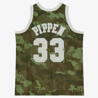 Chicago Bulls Scottie Pippen 1997 Ghost Camo Swingman Jersey - Green
