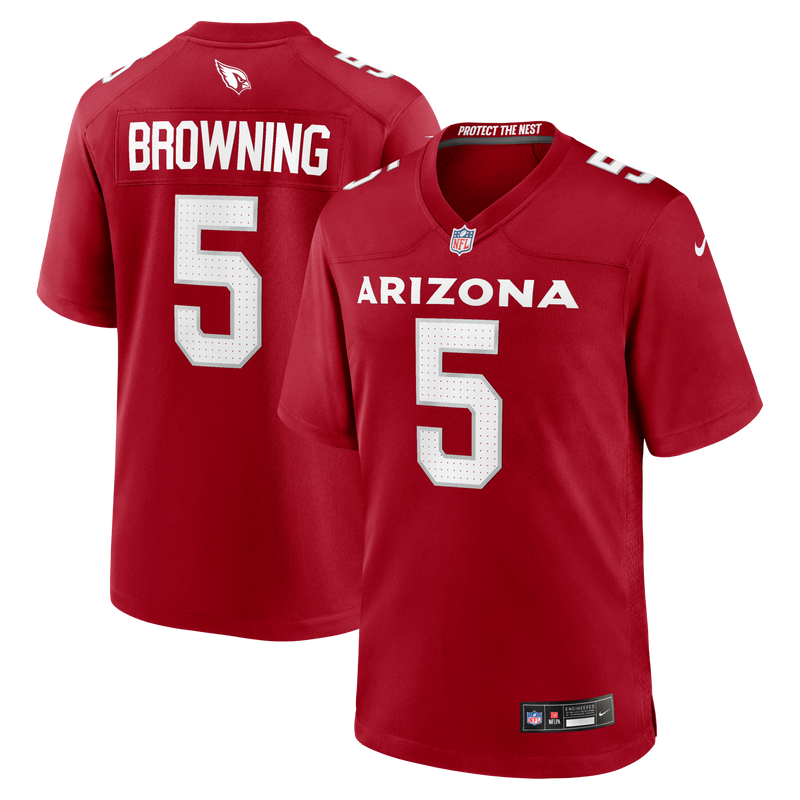 Arizona Cardinals Baron Browning Cardinal Team Game Jersey
