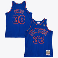 New York Knicks Patrick Ewing 1996 Swingman Authentic Jersey - Royal Blue