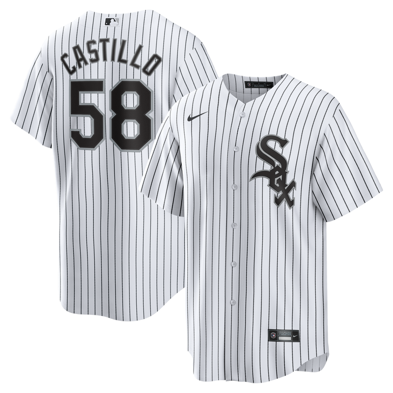 Chicago White Sox Luis Castillo White Home Replica Jersey