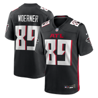 Atlanta Falcons Charlie Woerner Black Game Jersey