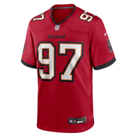 Tampa Bay Buccaneers Al-Quadin Muhammad Red Team Game Jersey
