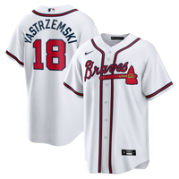 Atlanta Braves Mike Yastrzemski White Replica Jersey
