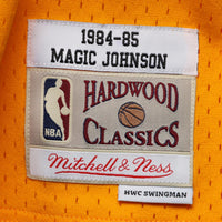 Magic Johnson Gold Los Angeles Lakers 1984-85 Hardwood Classics Swingman Jersey