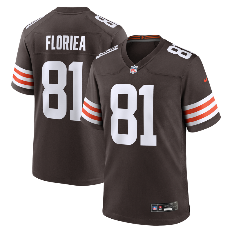 Cleveland Browns Luke Floriea Brown Team Game Jersey
