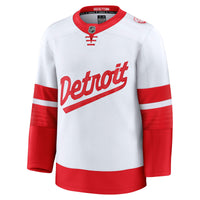 Detroit Red Wings White 2025 NHL Stadium Series Premium Jersey